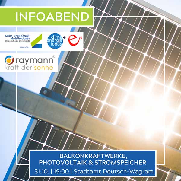 transparentes Photovoltaikmodul gegen die Sonne